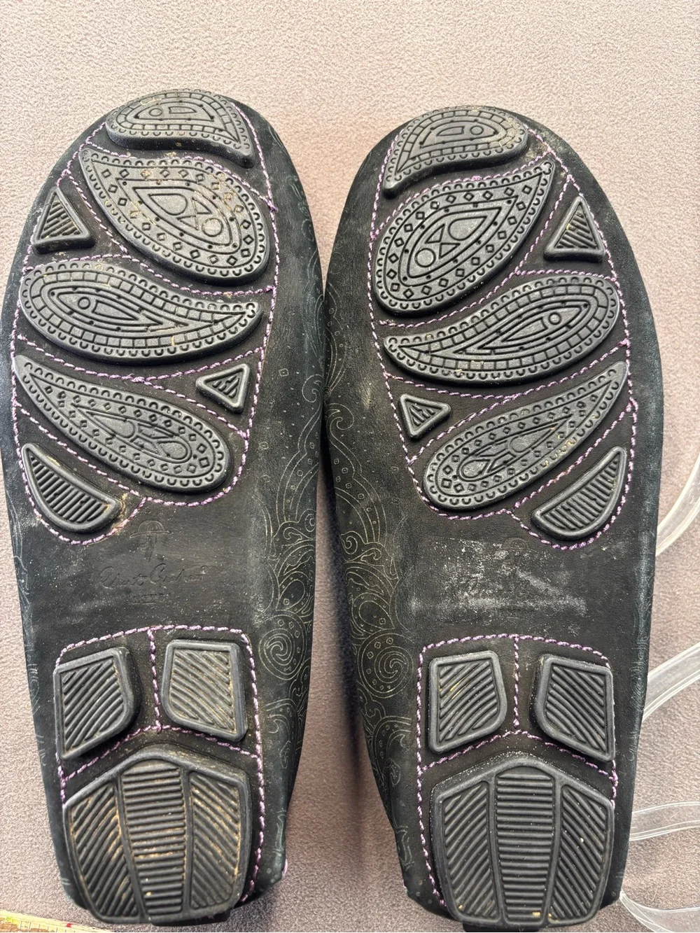 Robert Graham Verrazano Paisley Leather Suede Driving Loafers Slip-Ons